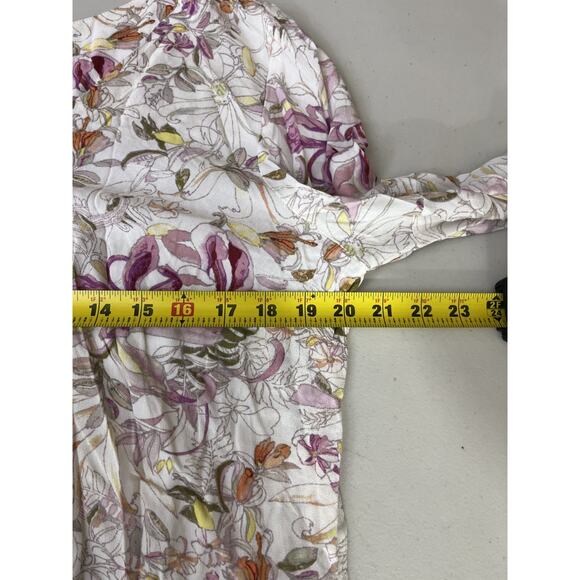 Romantic Cottagecore Boho Fairy Floral Top M Whimsical Dainty Parisian Coquette - Picture 14 of 15